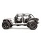 Fab Fours 18-C JL 4-DOOR; FRONT DOOR; RATTLE RESISTANT, NON-LOCKING DOOR HANDLES JL1030-1 - alternate 8